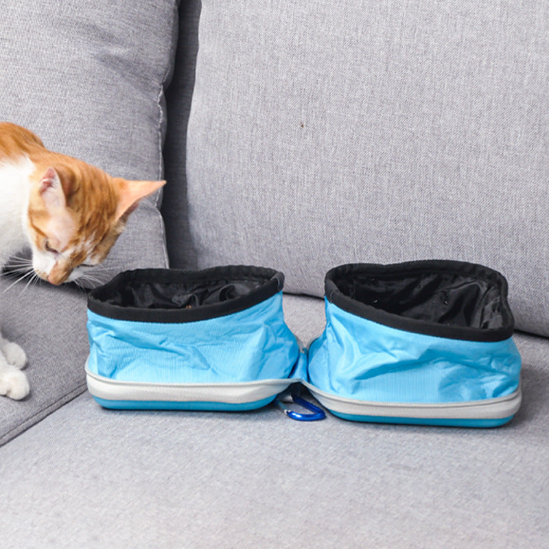 Enhance Your Pet's Dining Experience with Our Feeding Device Pet Waterproof Tableware Bag